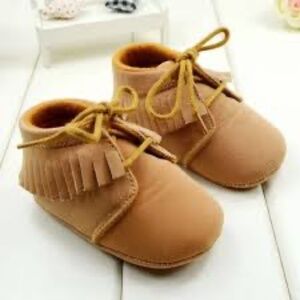 Brown Suede Walker Shoes 3